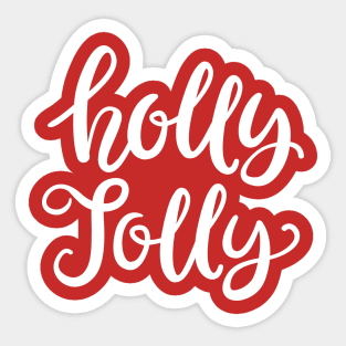 Holly Jolly Sticker